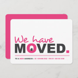Wir haben das Moving Announcement Housewarming Par Einladung