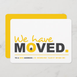 Wir haben das Moving Announcement Housewarming Par Einladung