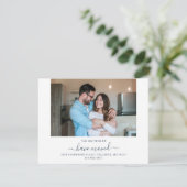 Wir haben das neue Address Foto verschoben Ankündigung (Stehend Vorderseite)