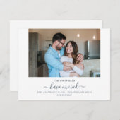 Wir haben das neue Address Foto verschoben Ankündigung (Vorne/Hinten)