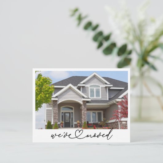 Wir haben das neue Address Foto verschoben, um die Postkarte (Stehend Vorderseite)