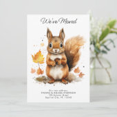 Wir haben das Niedliche Herbsthörnchen neu verscho Ankündigung (Stehend Vorderseite)