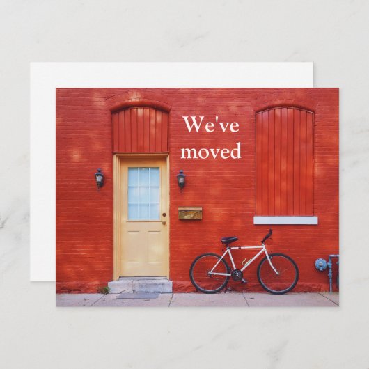 Wir haben das Niedliche moderne Fahrrad des Roten Ankündigung (Vorne/Hinten)