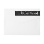 Wir haben das Packungsschild "Snowflake" verschobe (Rückseite)