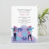 Wir haben das Party der Vermissten Adoption gefund Einladung (Stehend Vorderseite)