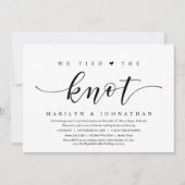 Wir haben das Party zum Hochzeitsessen, das Abende Einladung (Vorderseite)