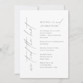 Wir haben das Party zum Hochzeitsessen, das Abende Einladung (Vorderseite)