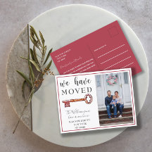 Wir haben das Red Key Foto verschoben Ankündigung