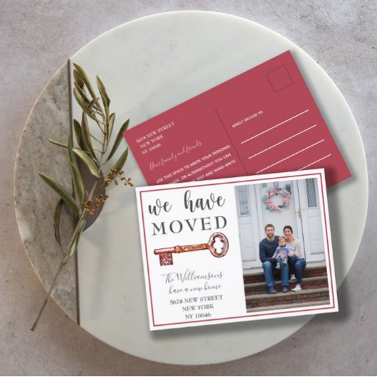 Wir haben das Red Key Foto verschoben Ankündigung