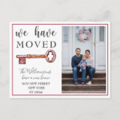 Wir haben das Red Key Foto verschoben Ankündigung (Vorderseite)