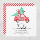 Wir haben das Rote Weihnachtswagenbaum-Urlaubswand Ankündigung (Vorne/Hinten)