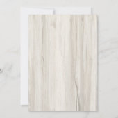 Wir haben das Rustikale Holz-Foto neu verschoben Ankündigung (Rückseite)