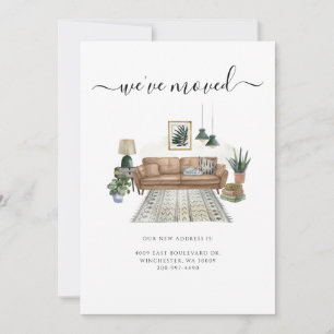 Wir haben das schicke Wohnzimmer verschoben Ankündigung