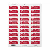 Wir haben das Snowflake Holiday Label verschoben (Vorne)