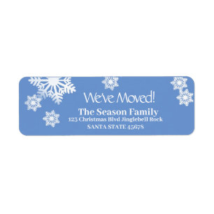 Wir haben das Snowflake Holiday Label verschoben