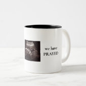 Wir haben das ultrasound Foto Christlich gePracht Zweifarbige Tasse (VorderseiteRechts)