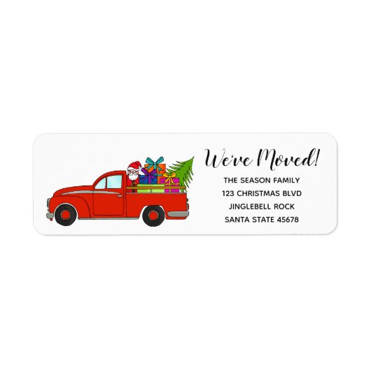 Wir haben das Weihnachtslabel "Auto" (Vorne)