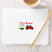 Wir haben das Weihnachtslabel "Auto" und "Baum" Adressaufkleber (Insitu)