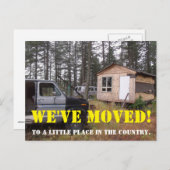 Wir haben den Adresswechsel auf der Postkarte vers (Vorne/Hinten)