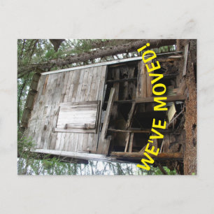 Wir haben den Adresswechsel auf der Postkarte vers