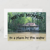 Wir haben den Adresswechsel auf der Postkarte vers (Vorne/Hinten)