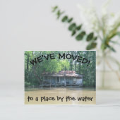 Wir haben den Adresswechsel auf der Postkarte vers (Stehend Vorderseite)