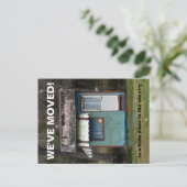 Wir haben den Adresswechsel auf der Postkarte vers (Stehend Vorderseite)