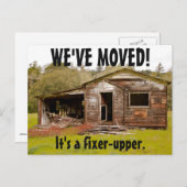 Wir haben den Adresswechsel auf der Postkarte vers (Vorne/Hinten)