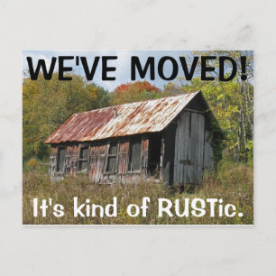 Wir haben den Adresswechsel auf der Postkarte vers