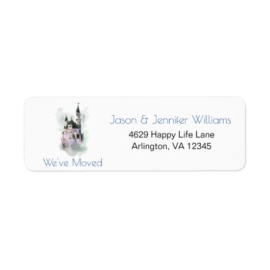 Wir haben den Adresswechsel auf die neue Zuhause v (Vorne)