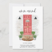 Wir haben den Adresswechsel der roten Tür in Aquar Ankündigung (Vorderseite)