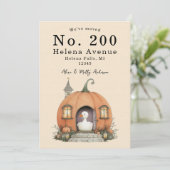 Wir haben den Adresswechsel verschoben Ankündigung (Stehend Vorderseite)