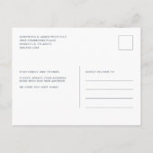 Wir haben den Adresswechsel verschoben Ankündigungspostkarte (Rückseite)