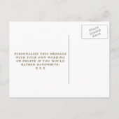 Wir haben den Adresswechsel von Wildblumen verscho Einladungspostkarte (Rückseite)