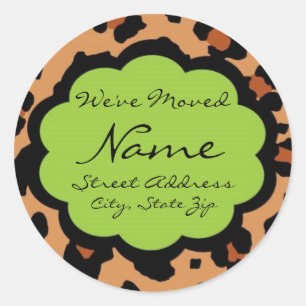 Wir haben den anpassbaren Leportensticker verschob Runder Aufkleber