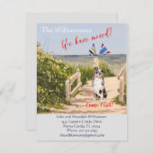 Wir haben den Dog Ocean Beach verlegt Ankündigung (Vorne/Hinten)