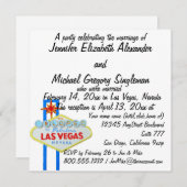 Wir haben den Empfang der Verheirateten Ankündigun Einladung (Vorne/Hinten)