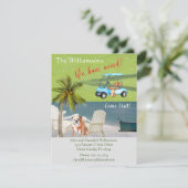 Wir haben den englischen Bulldog Ocean Beach Move Ankündigung (Stehend Vorderseite)