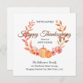 Wir haben den Erntedank mit neuen Zuhause-Bewegung Ankündigung (Vorne/Hinten)