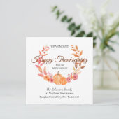 Wir haben den Erntedank mit neuen Zuhause-Bewegung Ankündigung (Stehend Vorderseite)