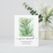 Wir haben den Flora-Vogel des Paradiesnamens beweg Ankündigung (Stehend Vorderseite)