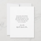 Wir haben den Flora-Vogel des Paradiesnamens beweg Ankündigung (Rückseite)