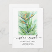 Wir haben den Flora-Vogel des Paradiesnamens beweg Ankündigung (Vorne/Hinten)