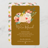 Wir haben den Floral & Greenery Umschlag neue Adre Ankündigung (Vorne/Hinten)