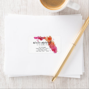 Wir haben den Florida-Staat verschoben Adressaufkleber