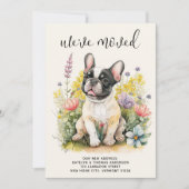 Wir haben den französischen Bulldoggen-Welpenhund- Ankündigung (Vorderseite)