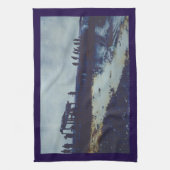 Wir haben den ganzen Fisch gegessen, das? Hafen Geschirrtuch (Vertikal)