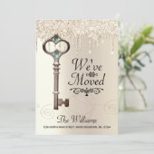 Wir haben den Glitzer "Schlüsseltreiber" verschobe Ankündigung (Stehend Vorderseite)