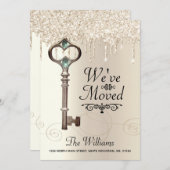 Wir haben den Glitzer "Schlüsseltreiber" verschobe Ankündigung (Vorne/Hinten)