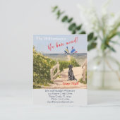 Wir haben den Hund Ocean Beach Move Ankündigung (Stehend Vorderseite)